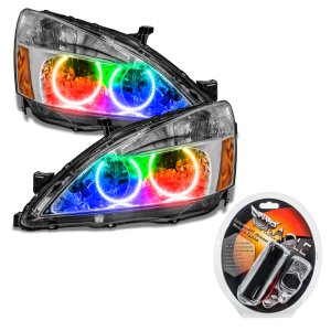 Honda Accord Headlight Assembly - ORACLE Lighting - SMD Pre-Assembled Headlights, ColorSHIFT - `03-`07